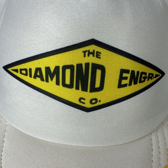 Diamond Engineer Co Logo Trucker Mesh Snapback Adjustable Hat Cap The Winner USA - Picture 5 of 13